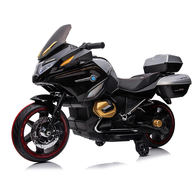 New Model With Training Wheels Children Motor Battery Mini 3 Wheel Motorcycle for Kids Ride on Car Moto