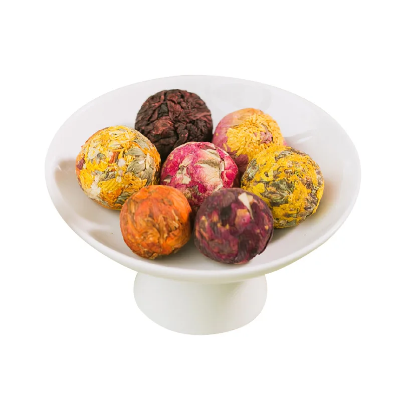 Amazon Hot Sale Fancy Tea Variety Pack Individually Wrapped Healthy Blooming Tea Flower Tea Balls
