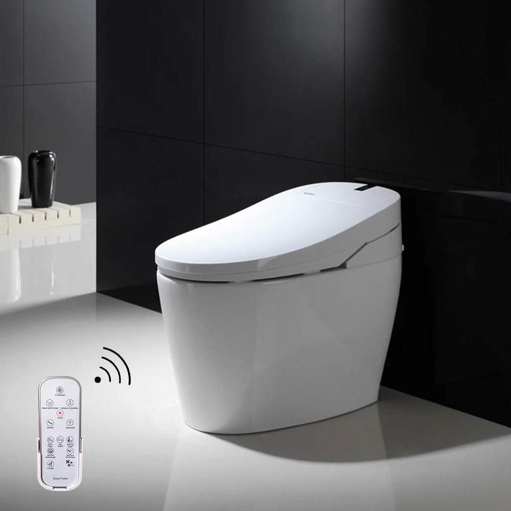 Cheap price smart toilets automatic with remote control