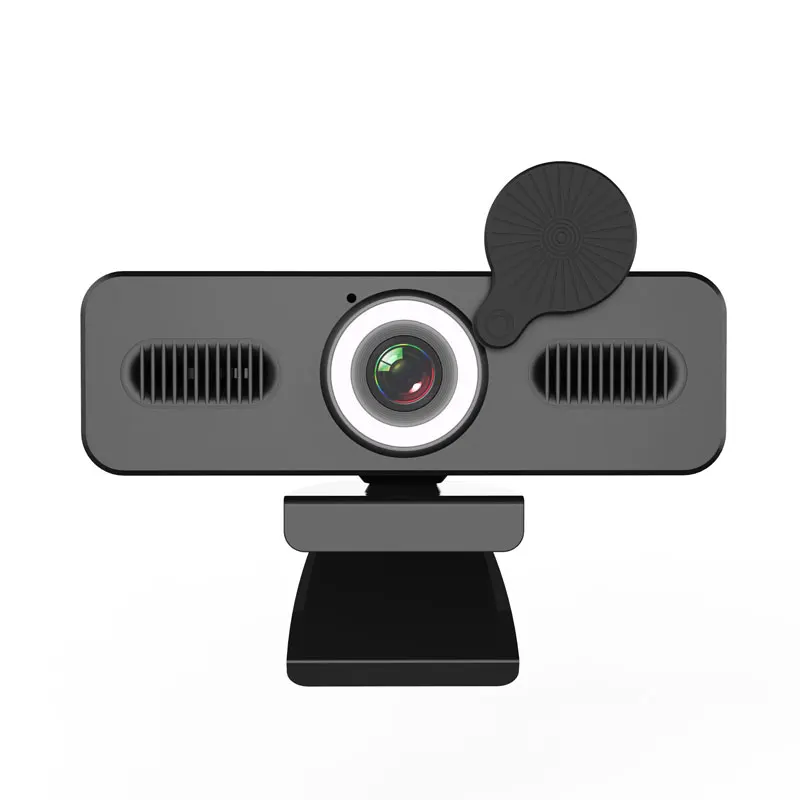 2K 4K HD USB webcam 1080p network high-definition computer camera with fill light for learning and webcasting Free drive