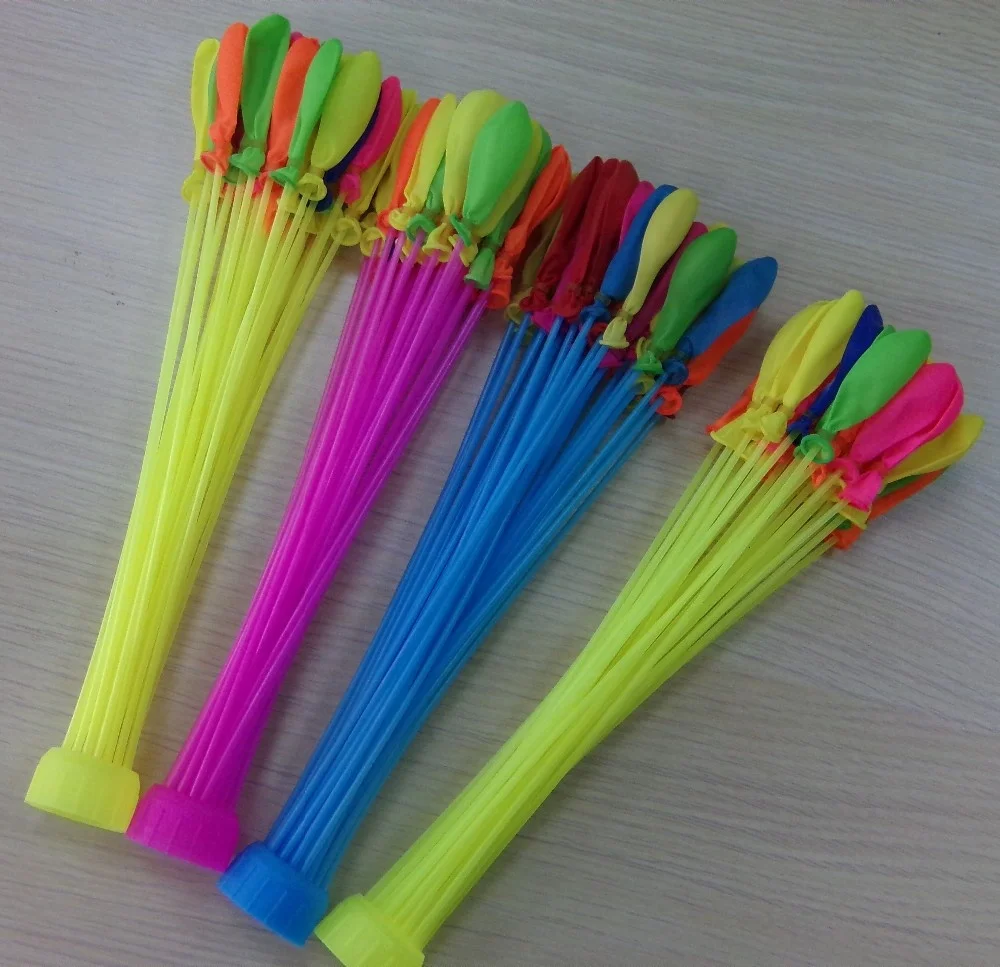 111pcs/pack interactive summer toys bomb games toy party magic water balls easy quick fill bomb water balloons