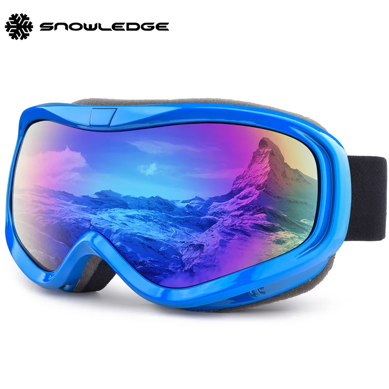 Snowledge 03 сноуборд очки Горные лыжи очки двойной слой анти противотуманные лыжные очки для снегоход