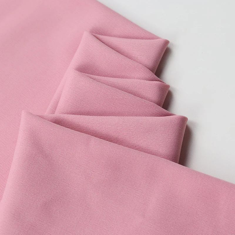 Premium Nylon spandex Stretch fabric 30/30N weft knitted matte reversible interlock yoga leggings yoga suit fabric