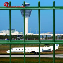 Double Wire Fence 656 868 Galvanized Welded Mesh 2D Fence Panels