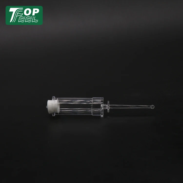 Оптовая продажа маленькая пустая прозрачная пластиковая ампульная бутылка 2 мл для медицинского использования