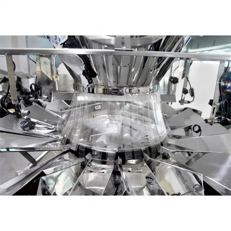 Automatic 14 head touch screen multi head weigher combination packing machine multihead weigher