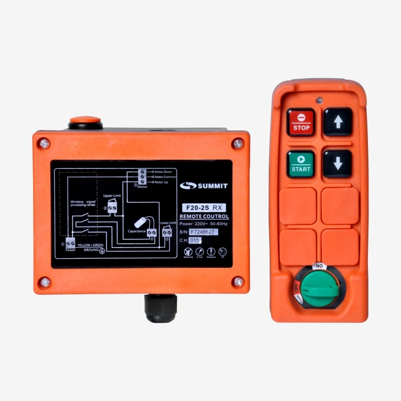 SUMMIT Two channel directions radio remote control for electric winch and hoist motor PA1000 PA600 PA400  F21-2S-WD