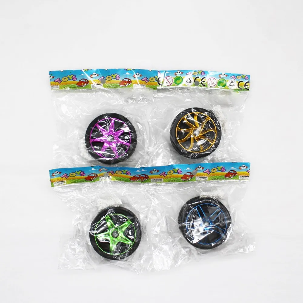 Wholesale Cheap Classic Custom Plastic Retractable Yo Yo Ball Toy Mini Tire Wheel yoyo For Kids