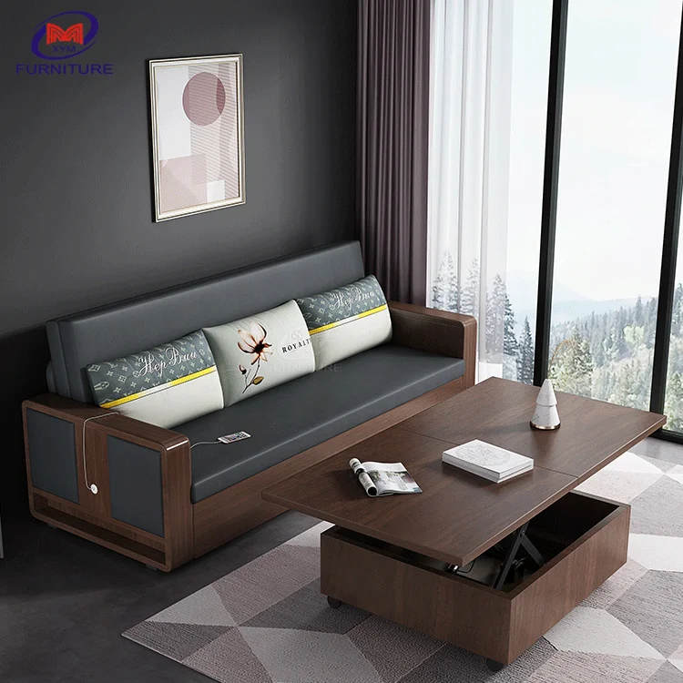 Luxury Classic Living Room Furniture Fabric Cover Folding sofa bed