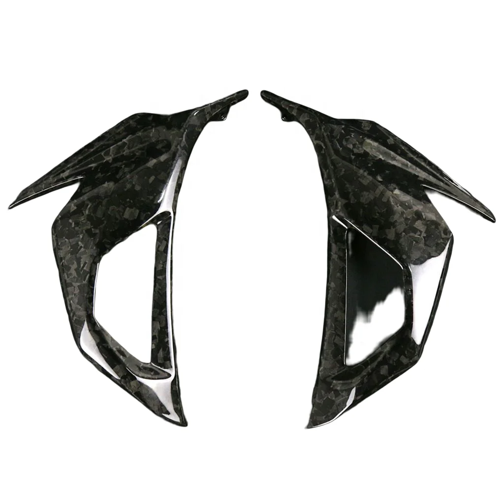 Advanced Manufacturing Carbon Fiber Front Left and Right Steering Lamp Cover For Kawasaki Ninja 400 17-20