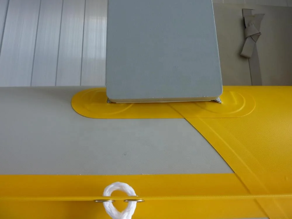 Aluminum Floor Inflatable Rescue Boat Hypalon/PVC Luxury Pontoon Boat