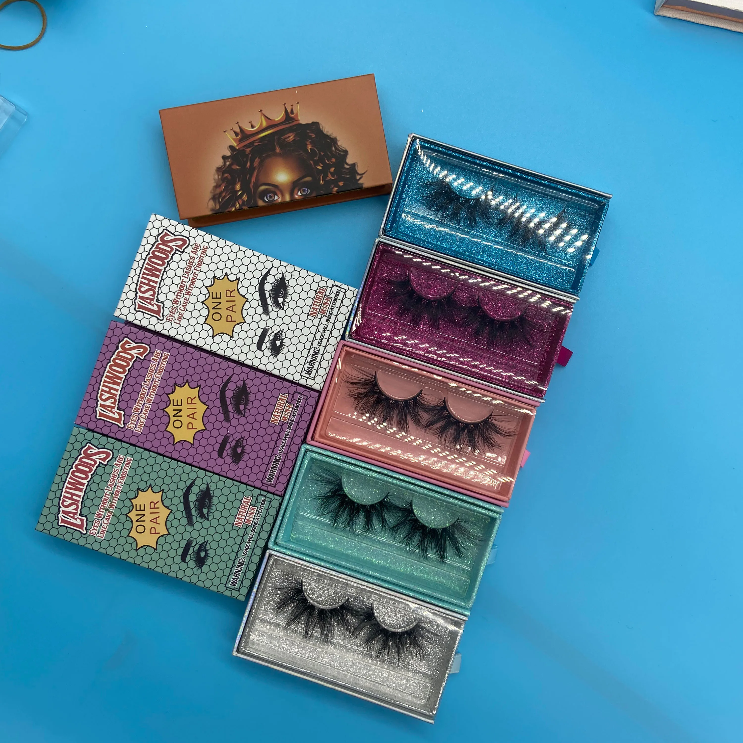 Eye Lashes Natural Look - Wispy Eyelashes Strip Lash Faux Mink Lashes False Eyelashes Extensions Kit  with box sales