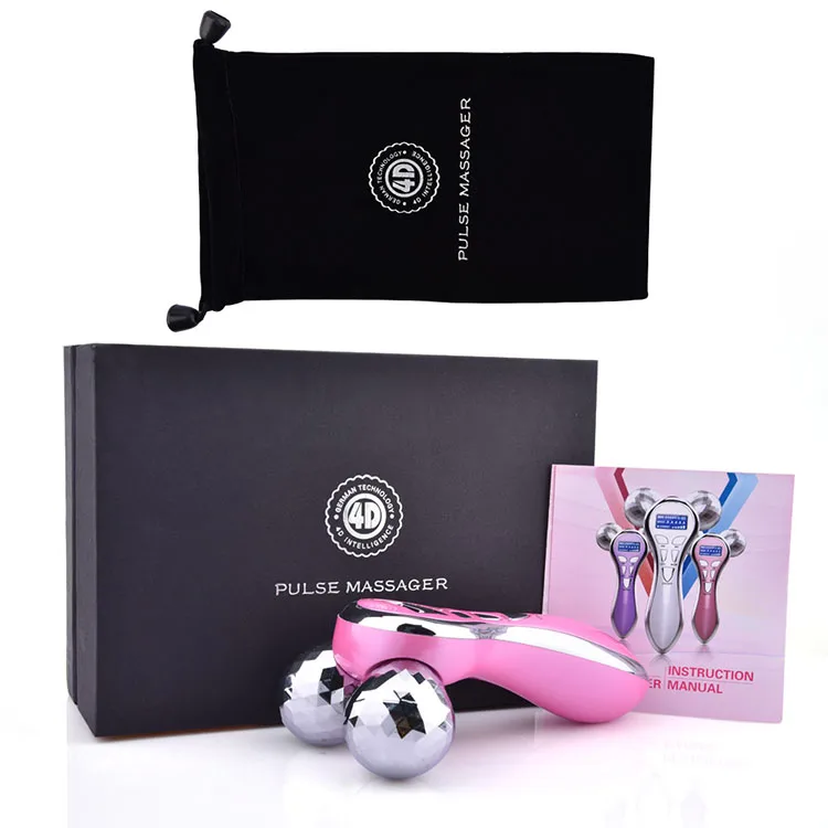 Micro-current Vibration Massager 3D Roller Facial Massager Y Shape Rotating V Face Lift Face Massage