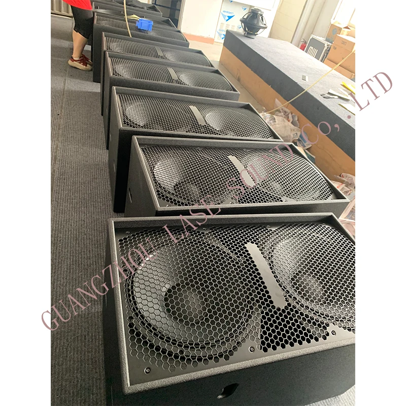Pro PA sound system Dual 18 Inch Powerful Stage Performance DJ Bass 218 Subwoofer Speaker 1600W Big power subwoofer