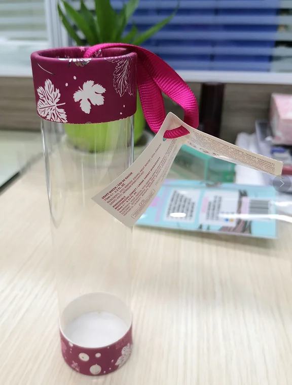 Custom Tube Box PVC/PET Clear Cylinder Round Plastic Packaging
