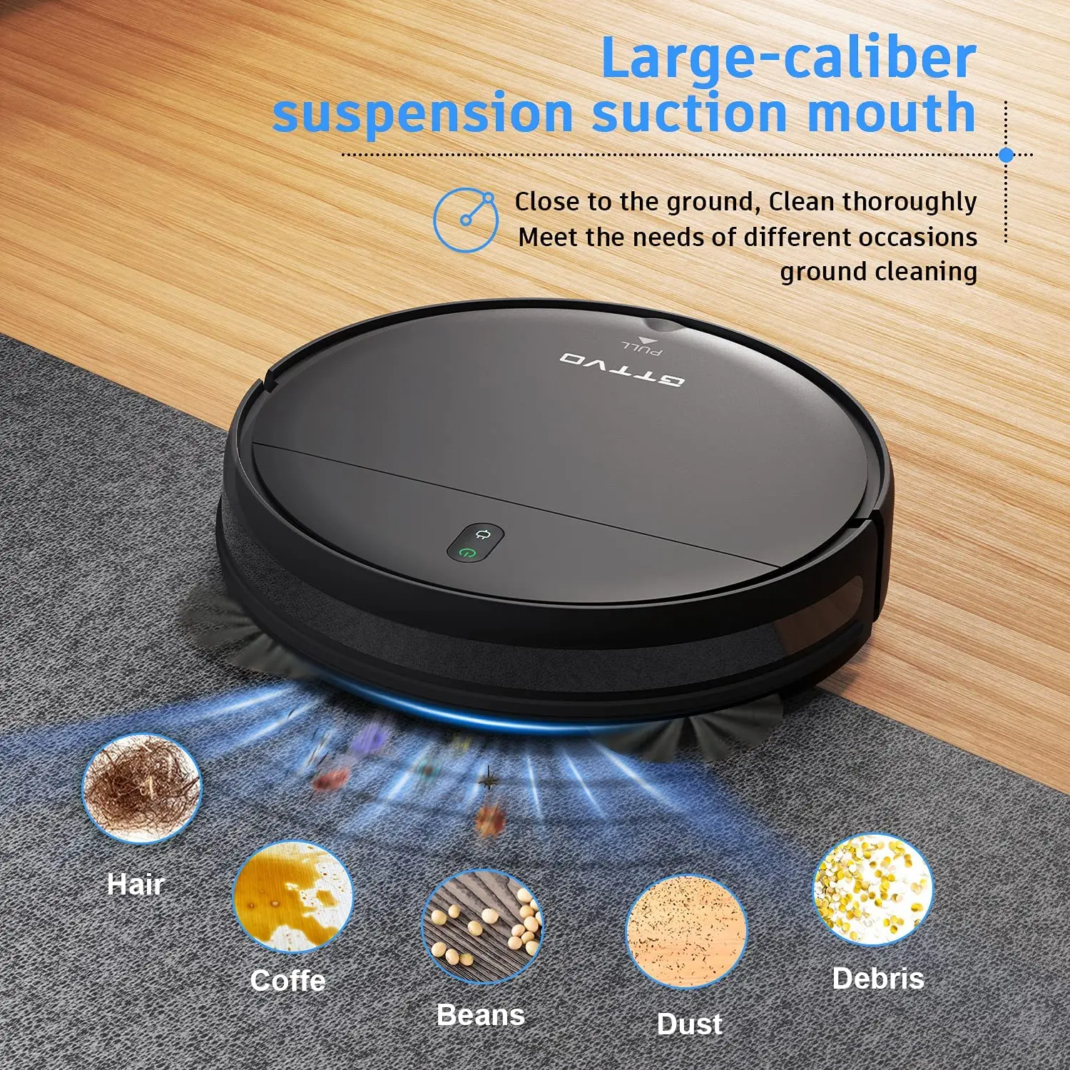 Smart Floor Onson Robot Vacuum Cleaner Mop Auto Intelligent Robot Vacuum Cleaner APP Remote Control Powerful Vacuum Cleaner