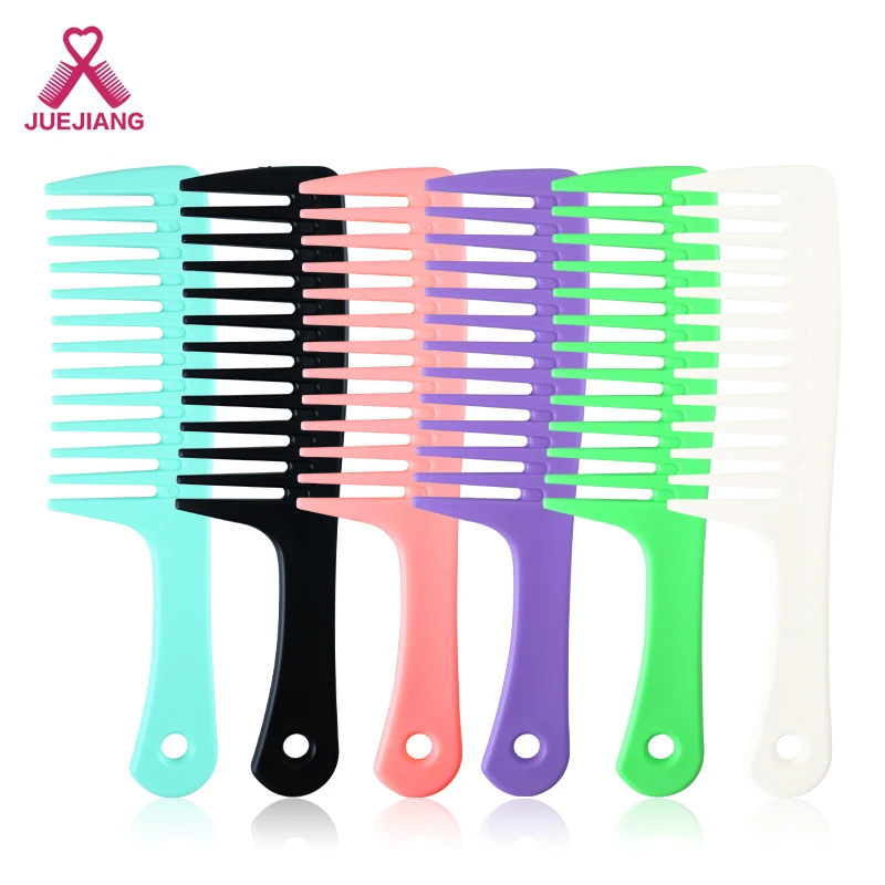 custom logo barber combs hair bristle hair brush denman shampoo large wide tooth detangling scalp massage comb