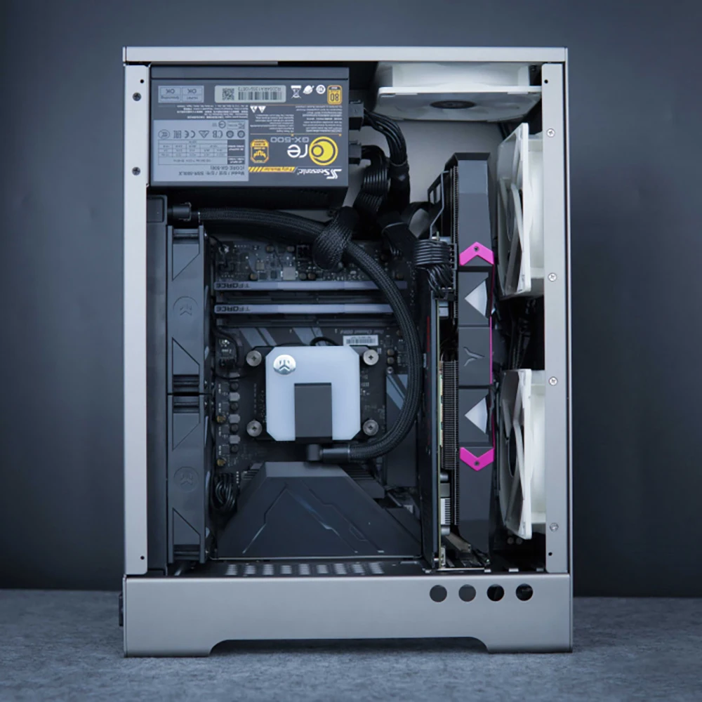  Мини-корпус MATX C1 корпус из алюминиевого сплава для ПК настольное шасси «сделай сам» с установкой игр и домашнего