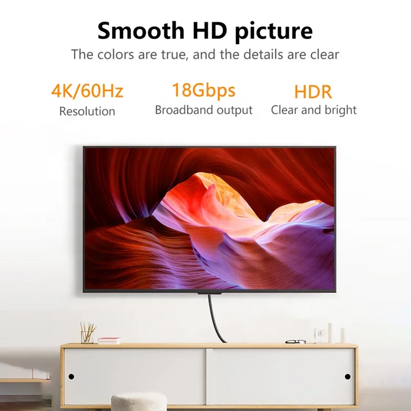 Шэньчжэнь Дешево кабель HDMI-HDMI 4K 2 0 1 4 HDMI производства 5 м 8 3 10 12 м/15 18 20 25M