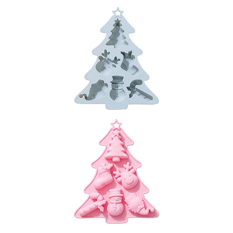 3D Christmas Large Silicone Mould New DIY Cake Tool Silicone Molds for Epoxy Resin Silicone Molds for Baby Shower Decorations