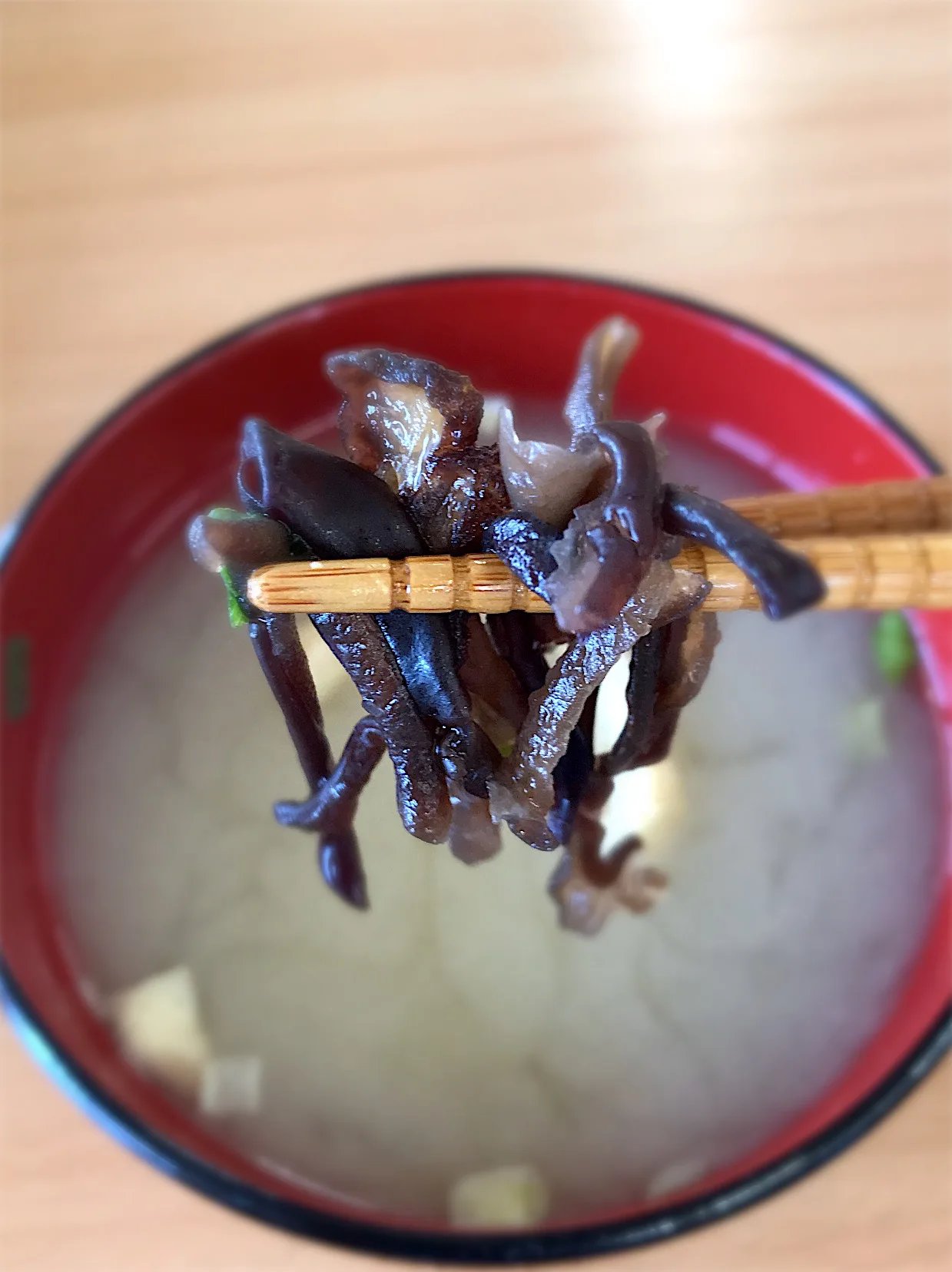 Crunchy texture dietary fiber freeze dried instant miso soup