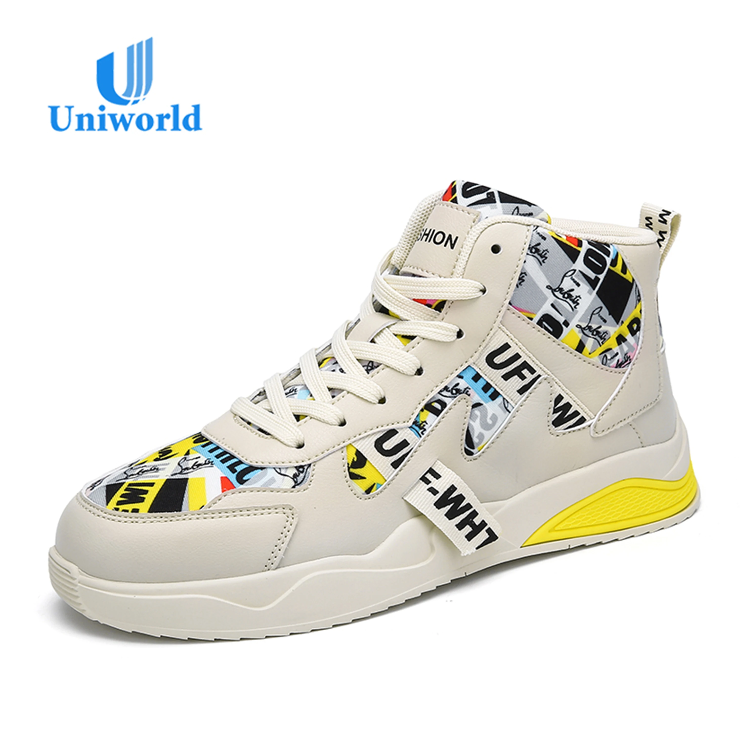 Uniworld Vietnam Factory Wholesale Custom Mens Fashion Shoes Sports Shoes Men Flat casual sneakers