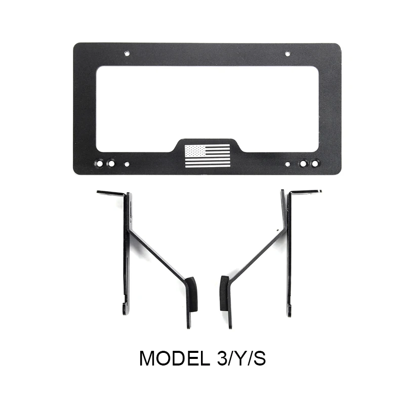 Car Accessories License Plate Frame For Tesla Model 3 Y S