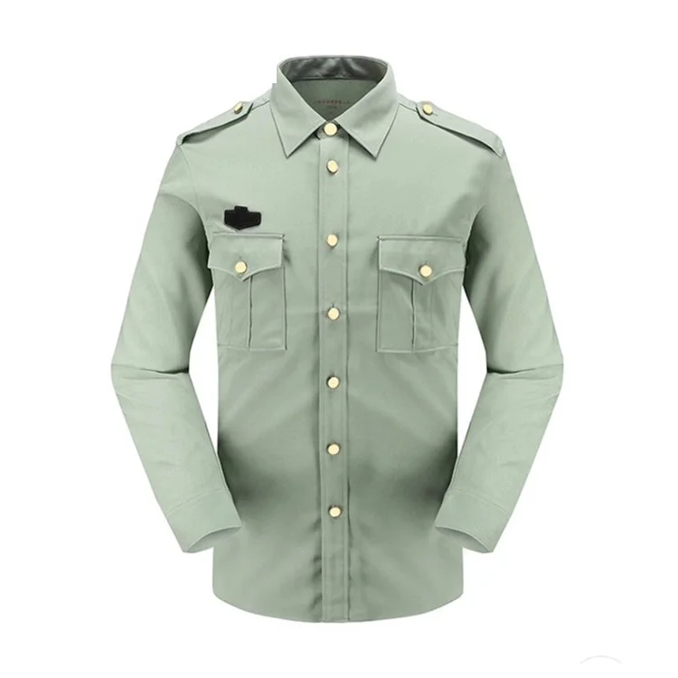 
High quality custom security guard dress uniform uniforms shirts dresses for men female 