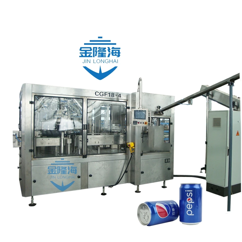 Automatic two in one aluminum  can filling, filling and sealing machine production line (1600266779927)