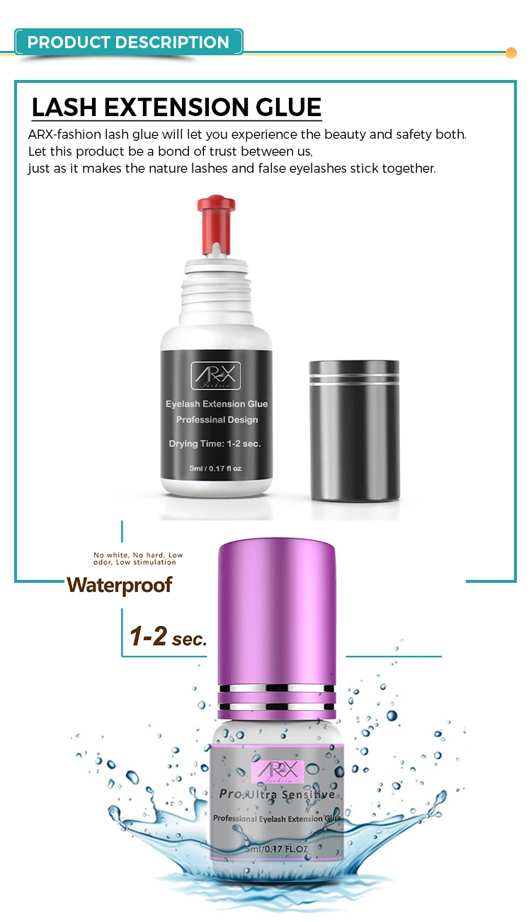 OEM Manufacturer 5 sec Starter Glue Lasting 40 Days More Safety Eyelash Glue Adhesive