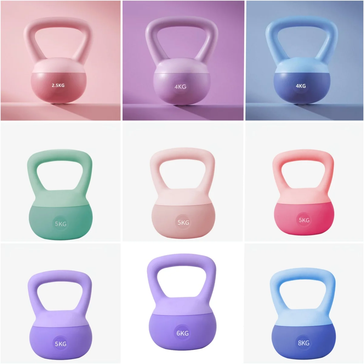 Danyang Factory Exercises Weight Lifting Set Barbell Kettlebell Kettle Bell Kettlebell Powder Competition Coated