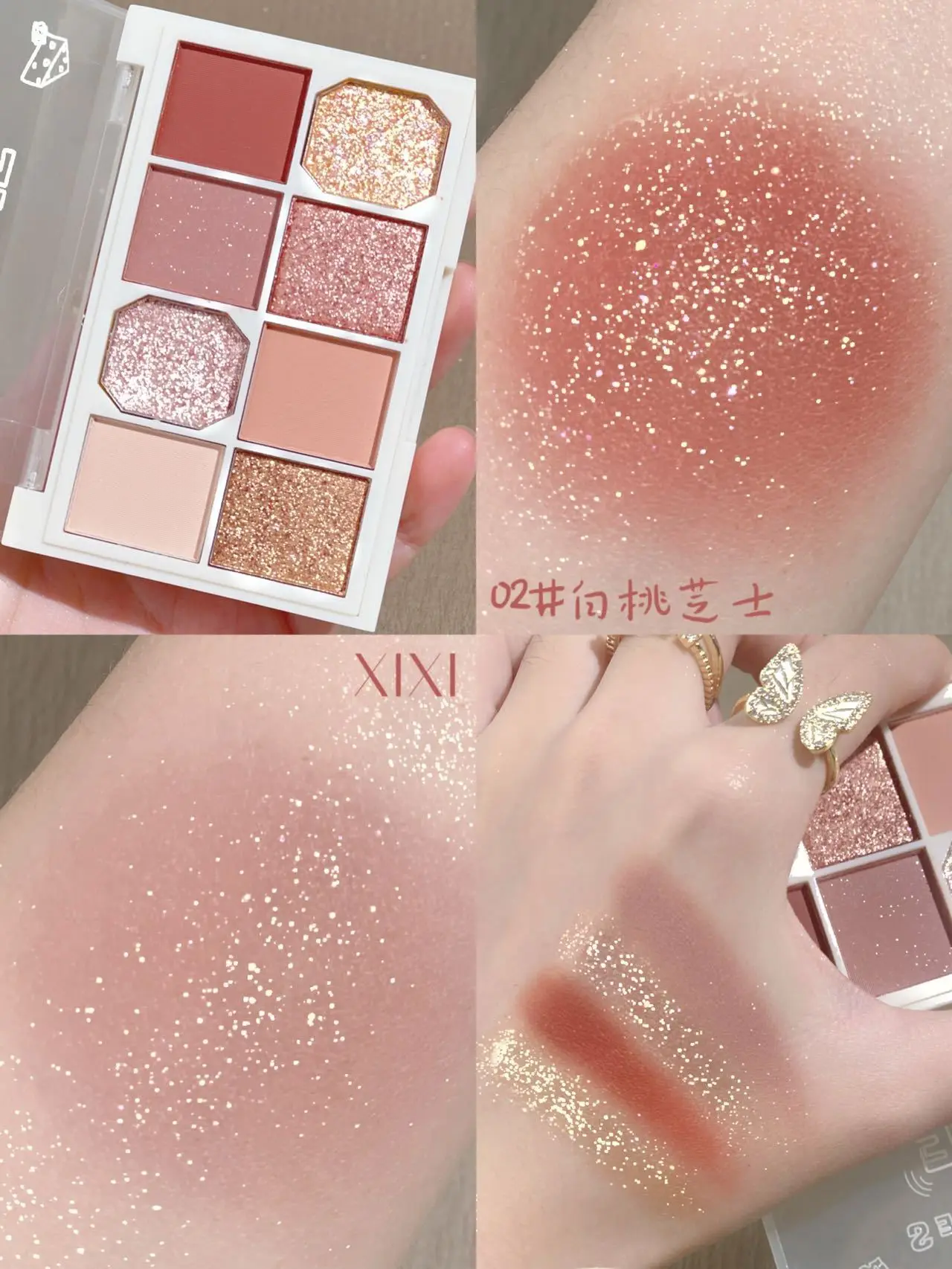 Customize Wholesale Private Label Eyeshadow Palette High Quality 8 Color Eye Shadow Cosmetic Makeup Waterproof Nude Eyeshadow