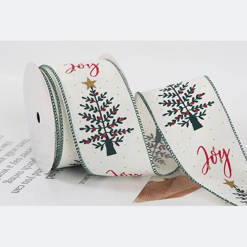 Wired ribbon for wreaths trees crafts decorations christmas tree ribbon