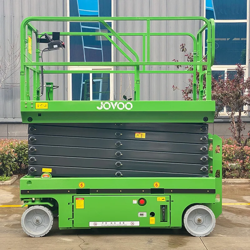 Aerial work platform lift table scissor lift mini auto crawler trolley small hydraulic self propelled electric scissor lift