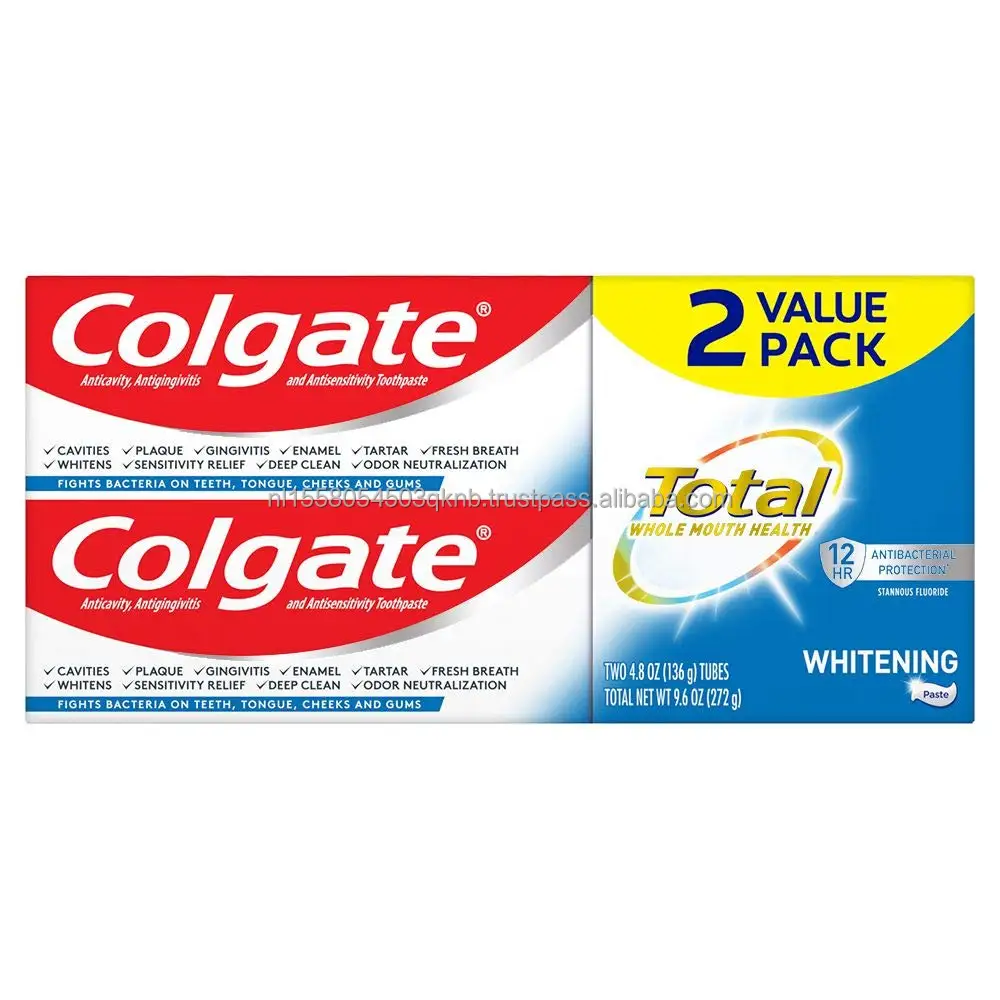 Colgate Total Toothpaste, Deep Clean - 5.1 Ounce (Pack of 4)