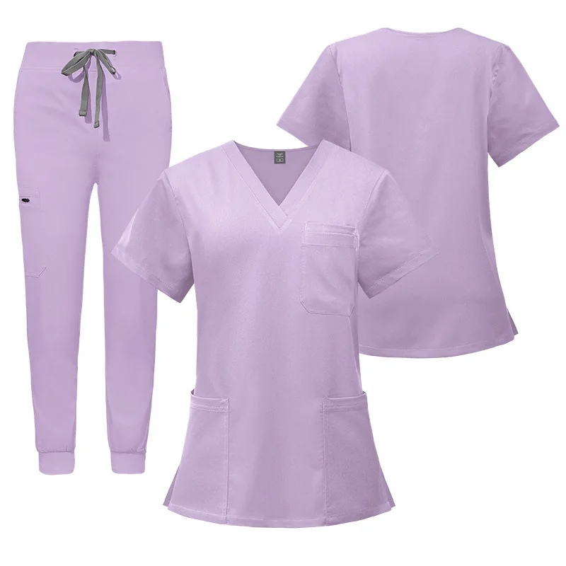 Hot Selling Unisex Woven Stretch Breathable Jogger Nursing Scrubs Uniforms Hospital Scrubs Uniforms Sets Scrub Suits Women