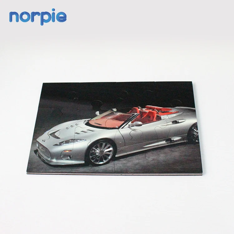 Sublimation Hardboard Wood Printable 12 Pieces Jigsaw Puzzles for Kids