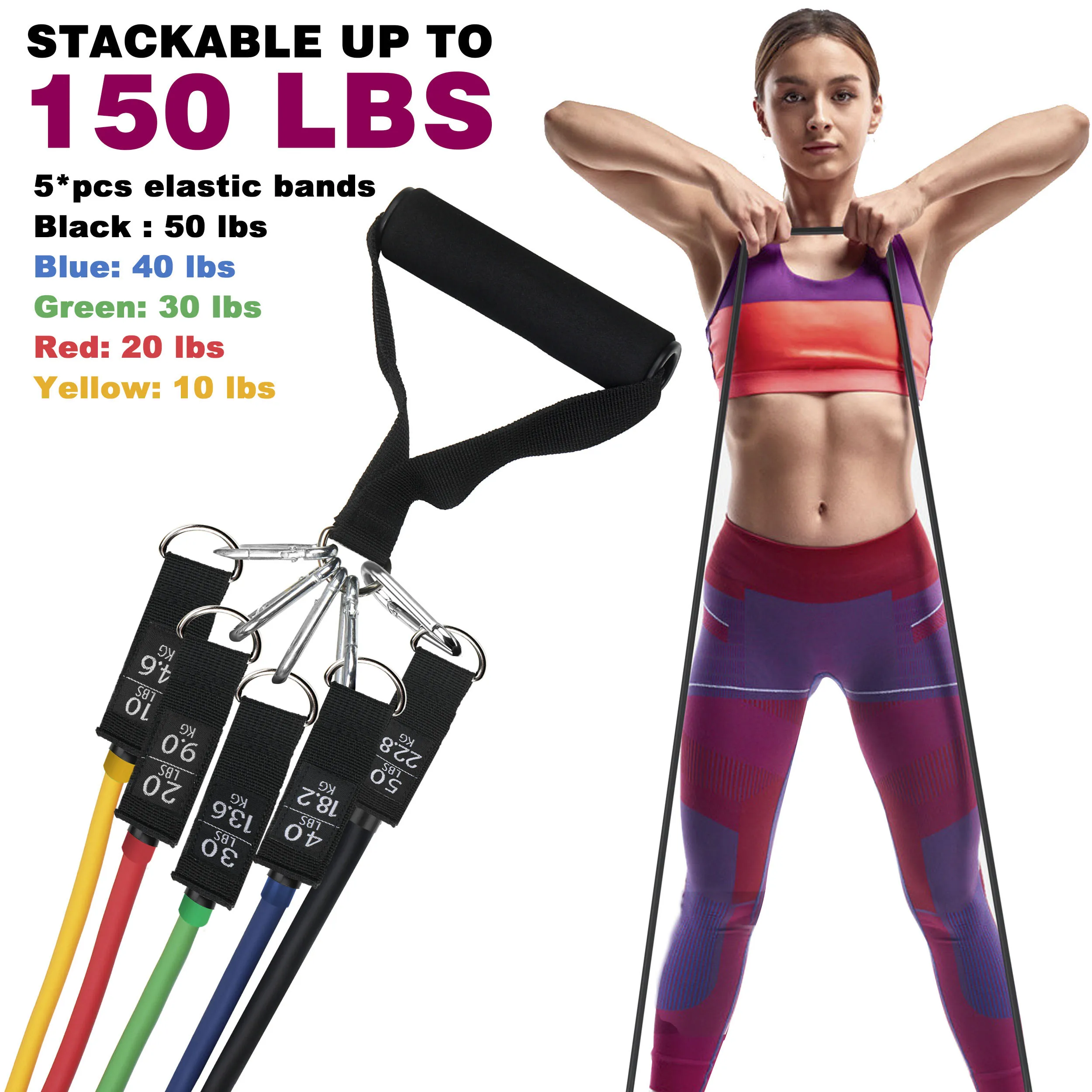 Pull Up Gym Elastic Resistance Bands/different Types Of Latex Resistance Bands Loops/home Exercise Resistance Fitness Band Set