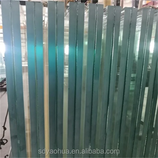 CE SGCC Certificate laminated glass price 6+6+2 8+8 10+10 thickness PVB SGP clear tempered laminated glass
