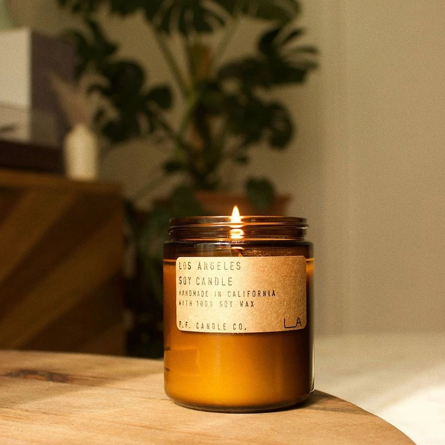 Maxery Aromatherapy Candle Plant Essential Oil Bedroom Fragrance Wax Melt Burner Birthday Festival Wedding Gift