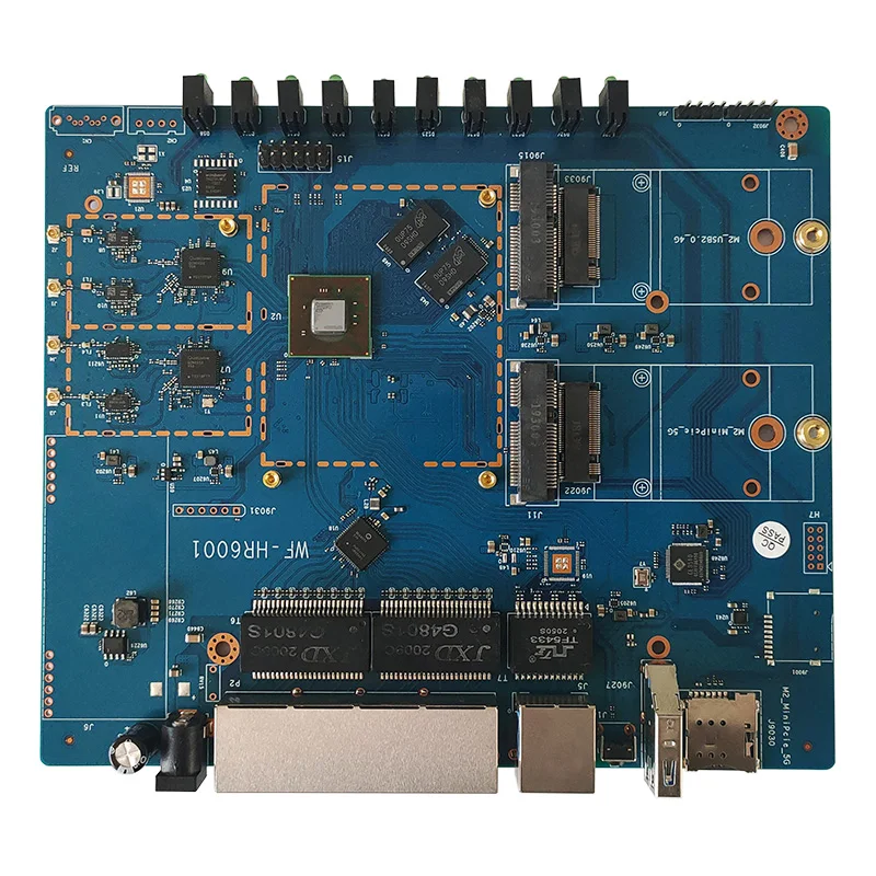 
Industrial Gigabit dual frequency dual sim card dual m.2 interface 802.11ax 1800M Openwrt 5G CPE/Router with IPQ6010/IPQ6018 