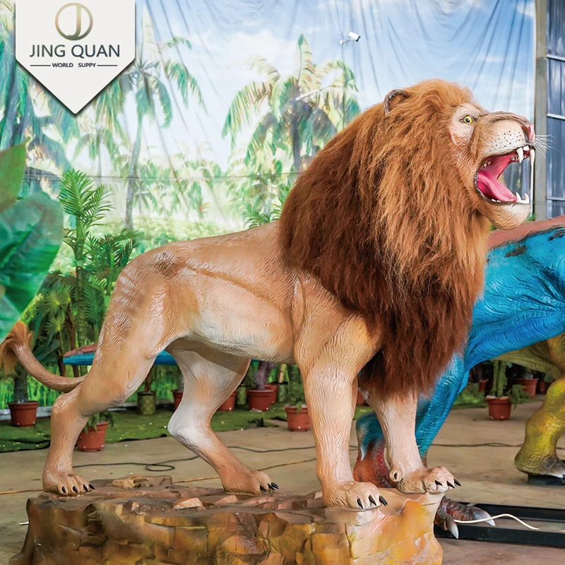 Lion Theme Park Other Amusement Park Products Animatronic Model Robotic Outdoors Simulation Dinosaur Jurassic World