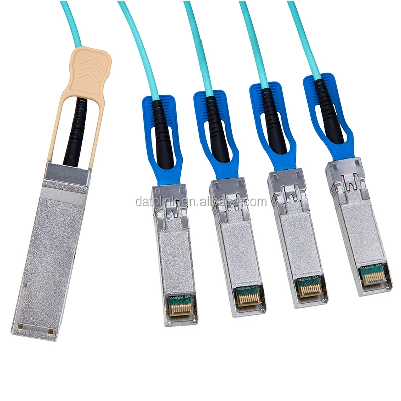 100G QSF28 TO 4SFP28 AOC 7M Active Optical Cable Compatible with Cisco, HP, Huawei