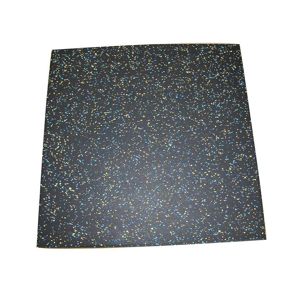 20mm thickness 50x50cm Multifunction rubber durable gym floor interlocking rubber tile for outdoor and indoor usage