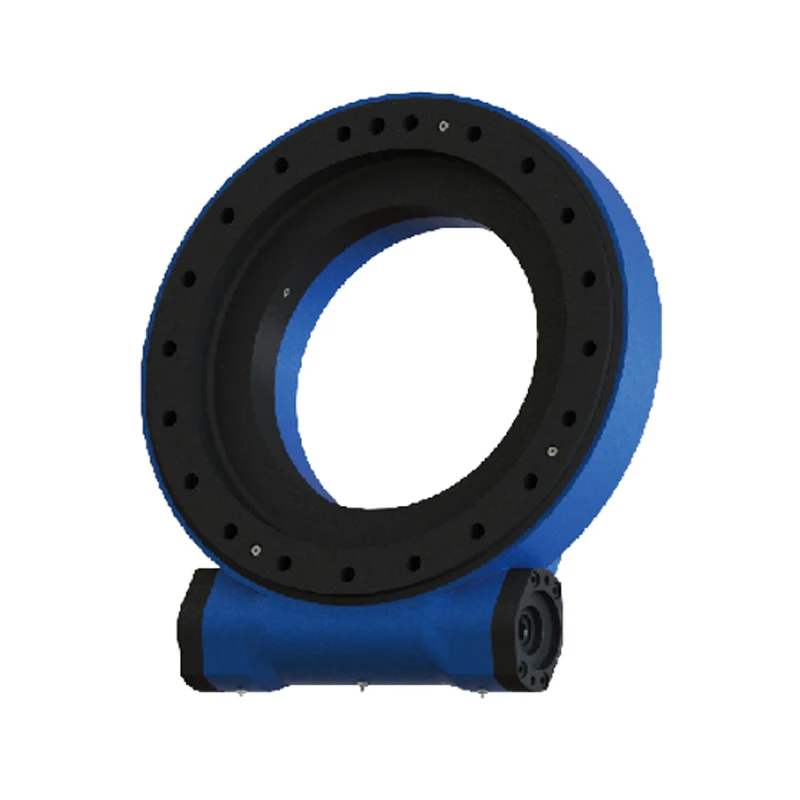 High quality Stock Enclosed housing Helical gear Solar Slewing drive SE9 slewing ring bearing with external tooth