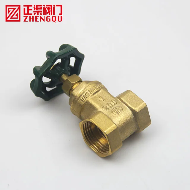 China professional factory high quality handwheel DN32 brass gate valve