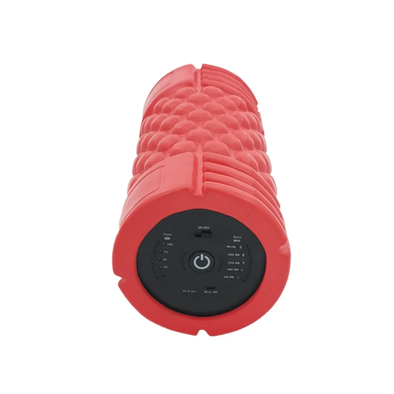 
High Intensity Vibration 4 Speed Pilates Yoga Massager, Electric Vibrating Foam Roller 