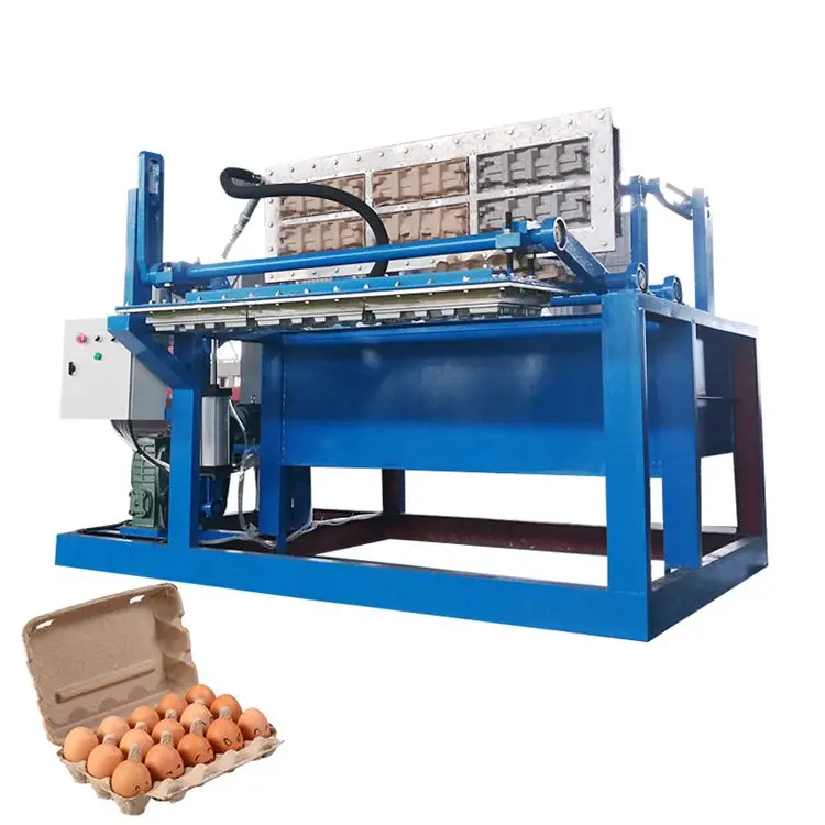 
2021 Wholesale Price Good Quality Automatic 1000 pcs/h Small Paper Pulp Molding Egg Tray Making Machine 