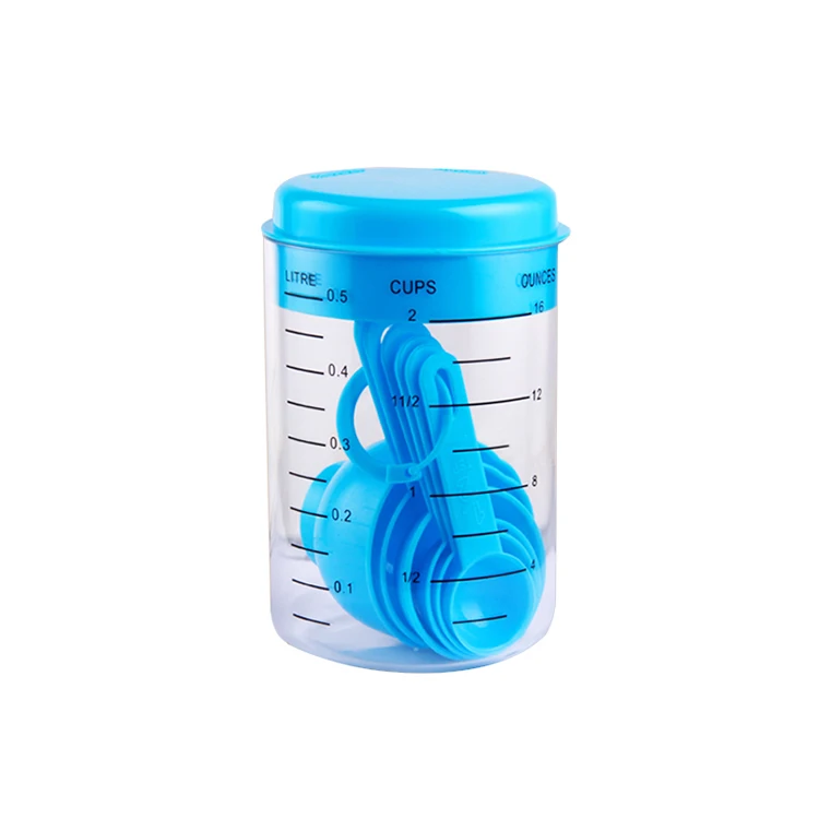 7-piece Measuring Cup Measuring Spoon With Scale Baking Tool Set Measuring Cups And Spoons Set