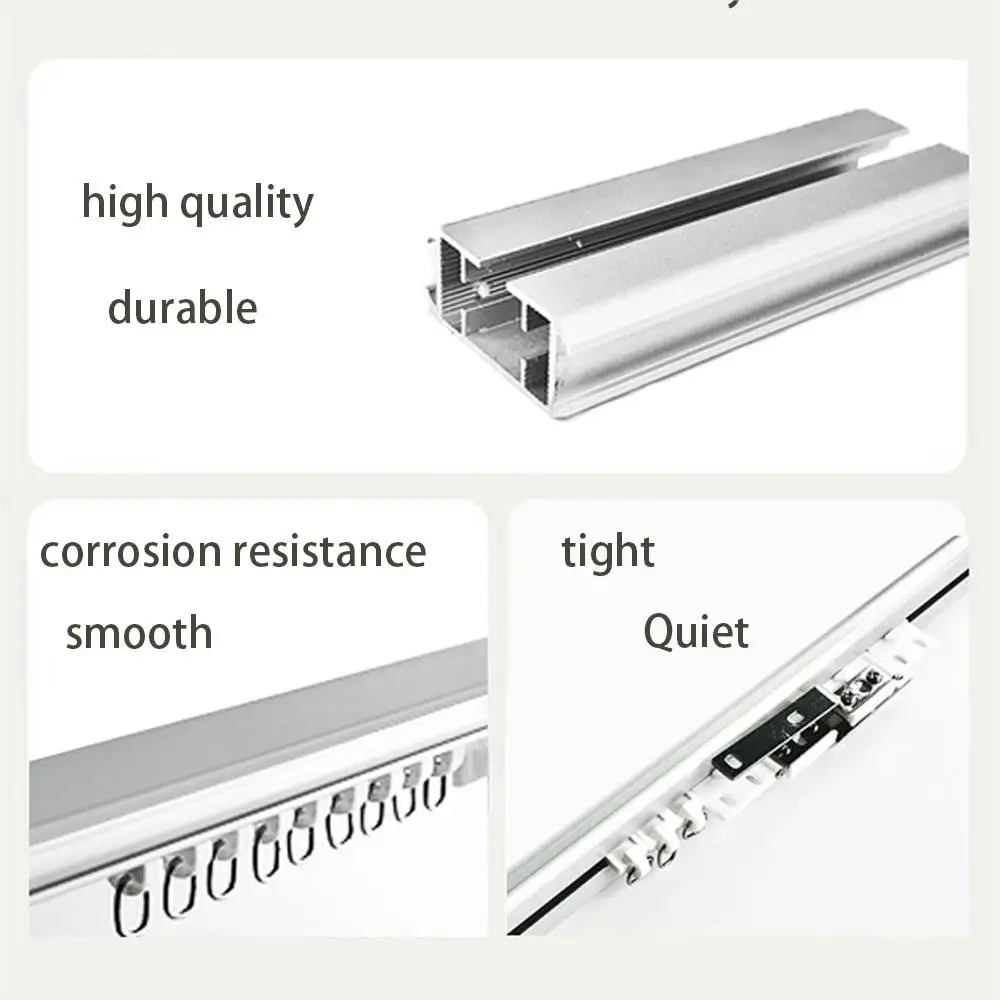 Fashion electric curtain Super quiet motor curtain with easy installation For Office Home